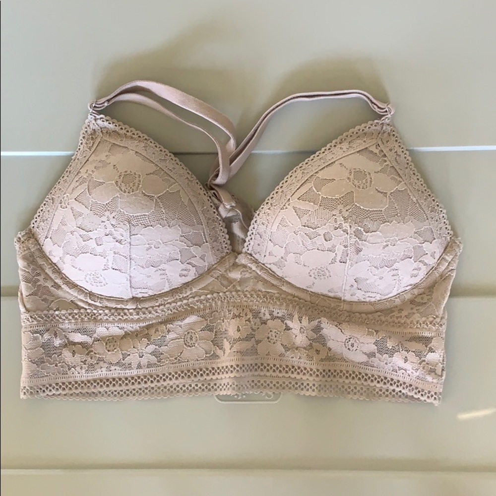 Victoria Secret Lace Gray Bralette